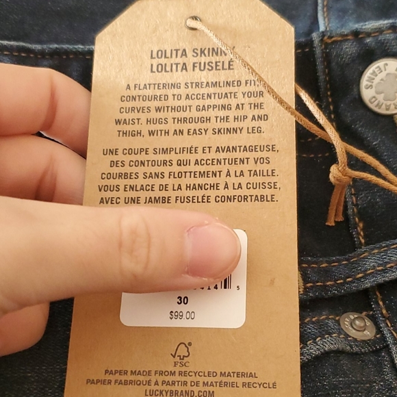 Lucky womens size 10 jeans - Picture 5 of 5